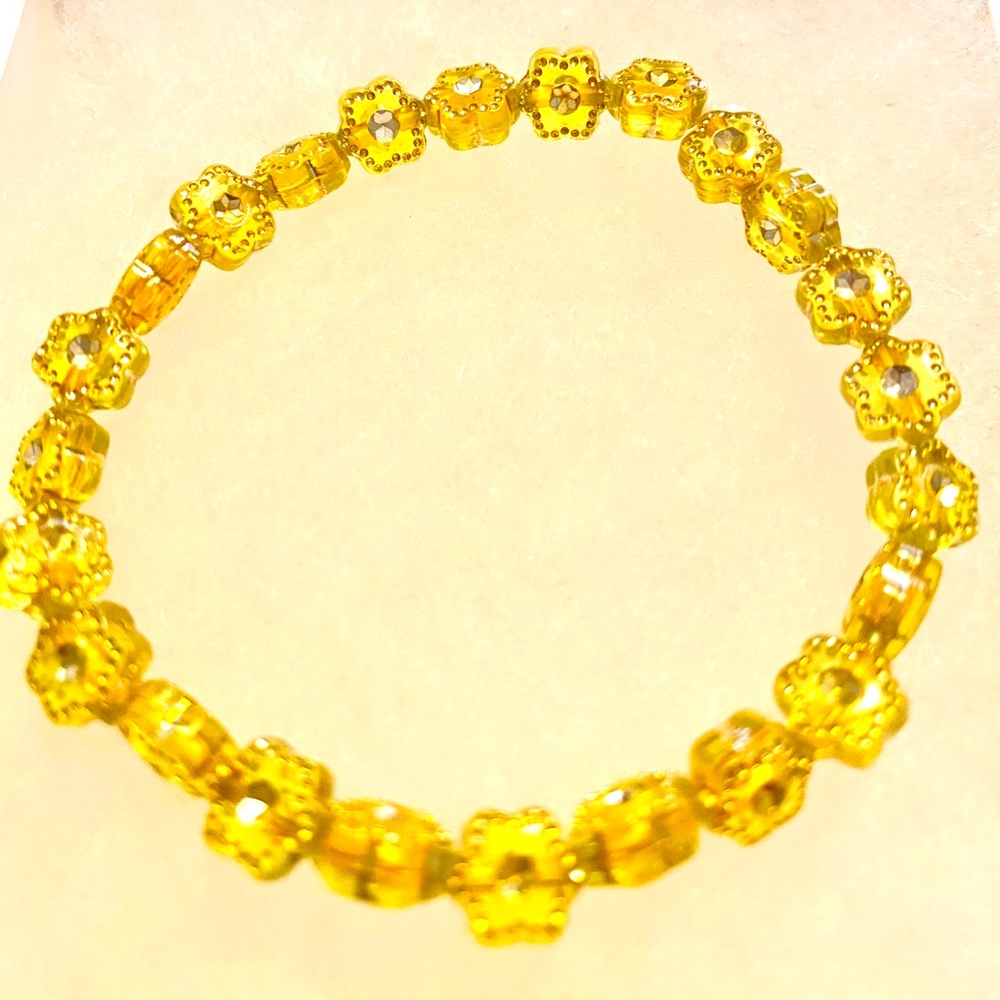 Canary Yellow Stretch Bracelet💘